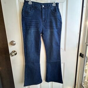 Women’s flare denim blue jeans 31x29 NWOT